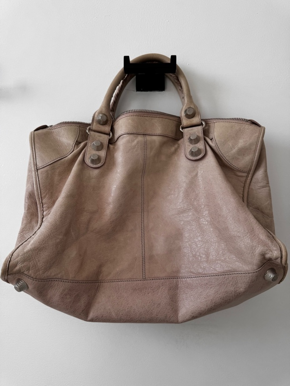 Balenciaga dusty pink Leather Work Bag - Picture 10 of 16